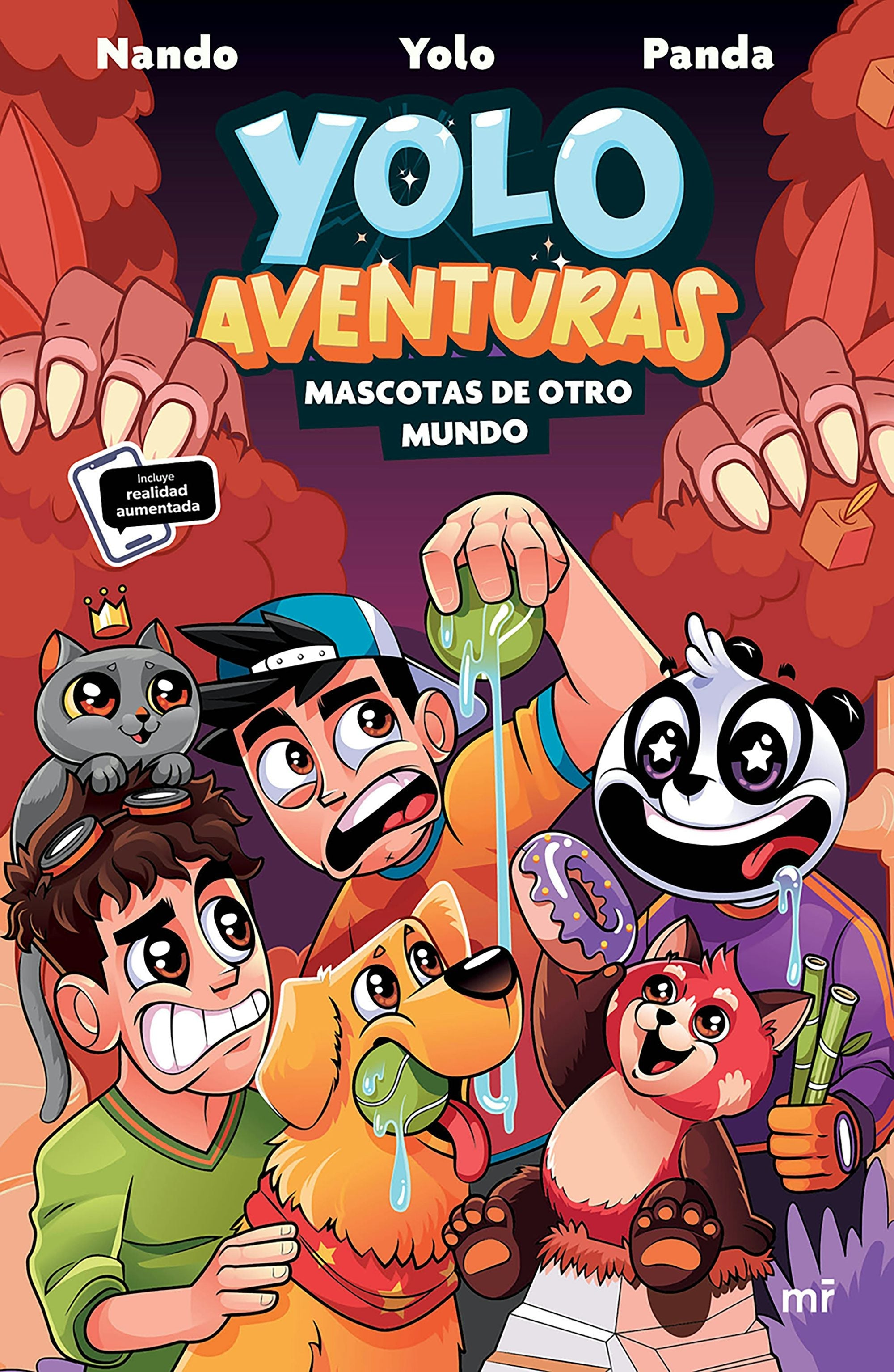 Book cover image for Yolo Aventuras 5. Mascotas de otro mundo: Incluye realidad aumentada / Yolo Aventuras 5. Pets from Another World: Includes Augmented Reality ISBN: 9786073936613